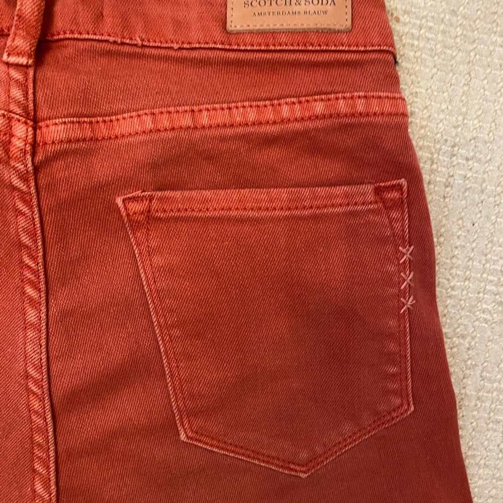 Women’s scotch and soda red jeans, size 25/32 - Picture 7 of 12